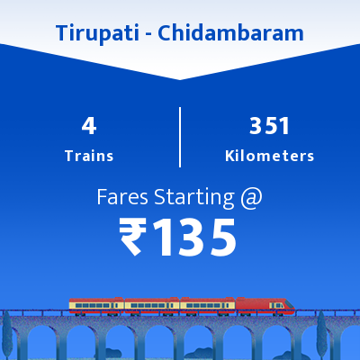 Tirupati To Chidambaram Trains